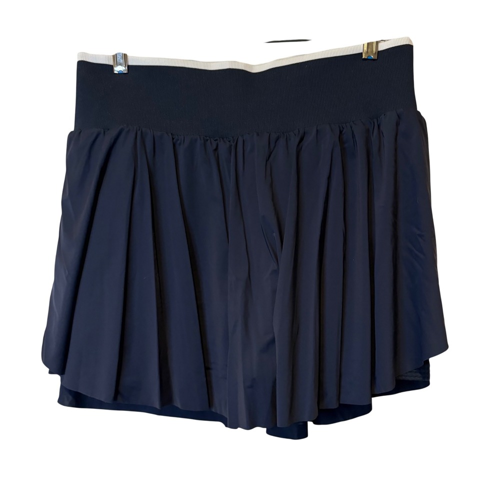 All In Motion‎ Womens Athletic Skort Navy Blue Pleated Built In Cargo Shorts L